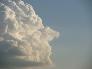 Face in the cloud