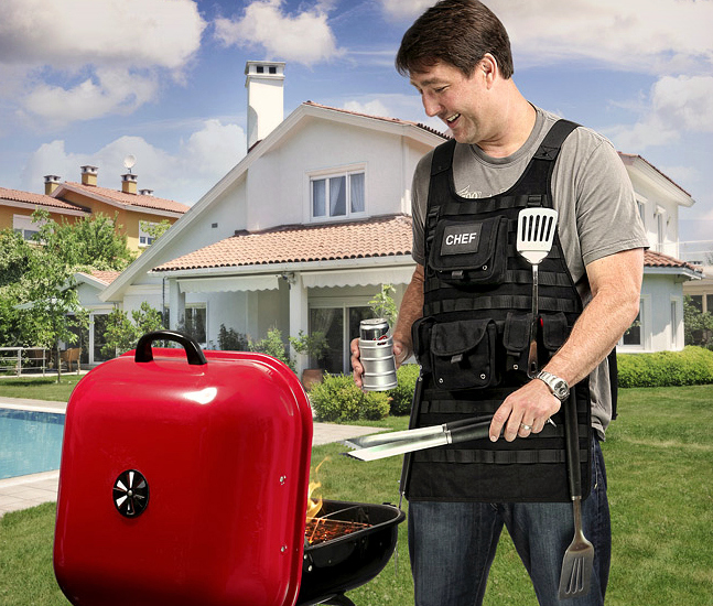 Fourth of July, Geek, Tactical BBQ Apron