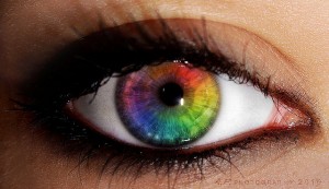data visualization rainbow eye close 2