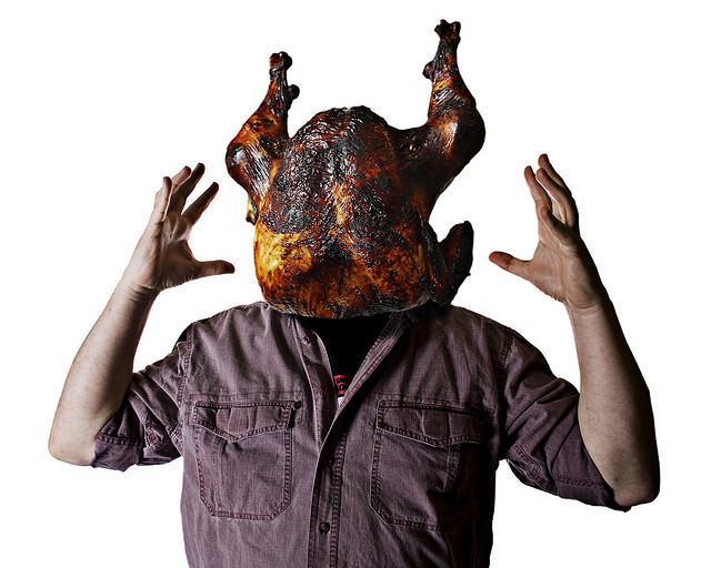 thanksgiving turkey head