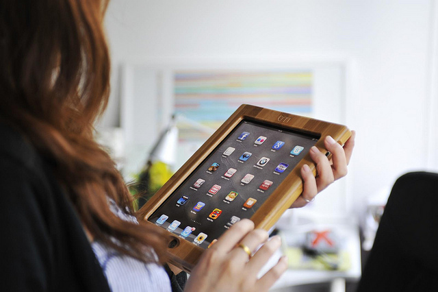 hold ipad user interface design tablet UI UX