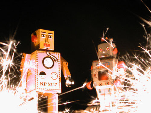 robots sparks fireworks internet of things connected devices m2m