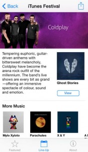 itunes festival app