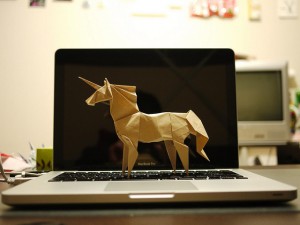 chasing unicorns business laptop