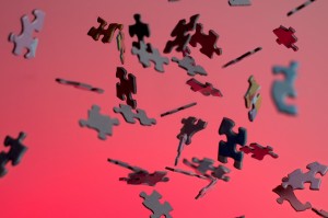 falling puzzle pieces integration