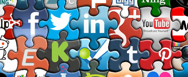 social media puzzle reddit digg yelp youtube facebook twitter kickstarter foursquare google plus tumblr 