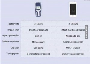 Nokia vs smartphones