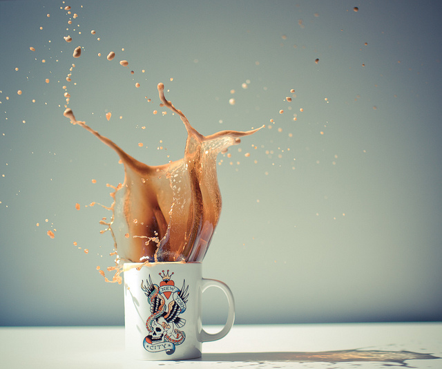 coffee mug splash