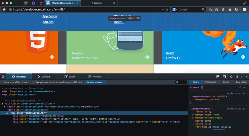 firefox-web-developer-screenshot
