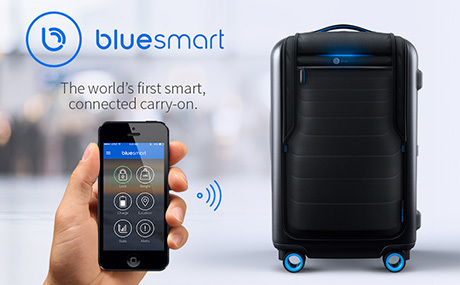 For 2014 Holiday Gift Guide - Bluesmart Smart Connected Carry-on Suitcase