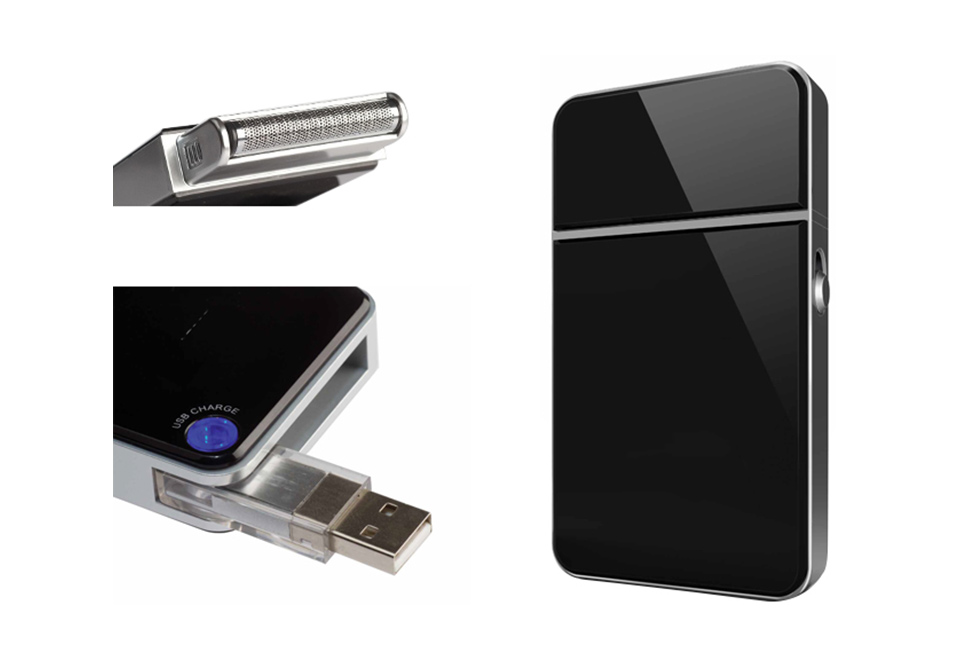 For 2014 Holiday Gift Guide - ShaveTech USB Rechargable Travel Razor