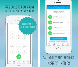 app to make calls to landlines