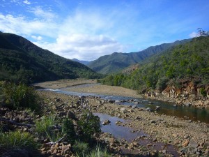 New Caledonia riverbed