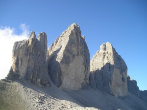 Three Zinnen of Italy