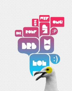 wtf lol acronyms chat text bubble bird