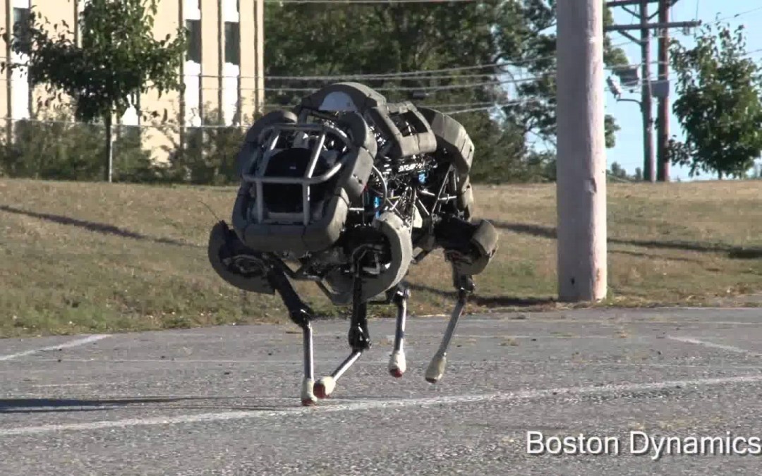 U.S. Marines take Google’s robot dog ‘Spot’ for a walk