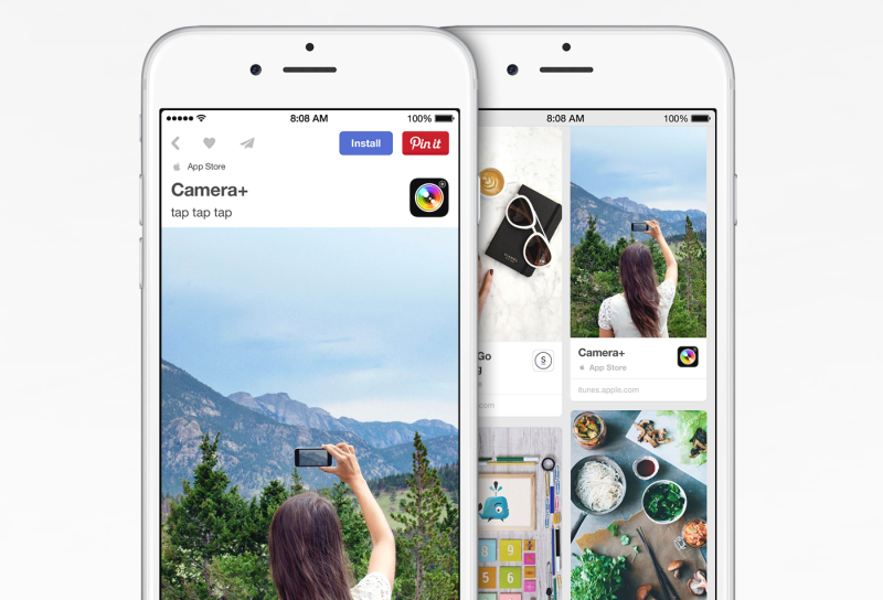 pinterest app pins for iOS