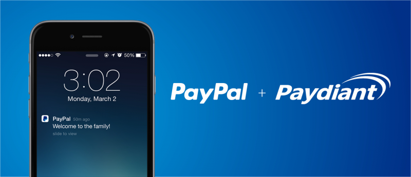 paypal and paydiant