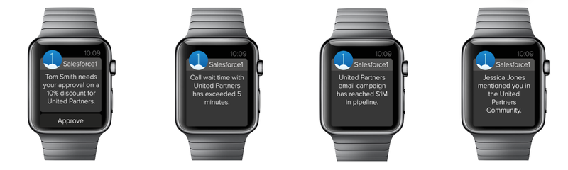 Salesforce for Apple Watch