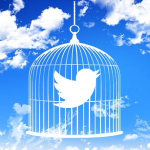 twitter in a cage