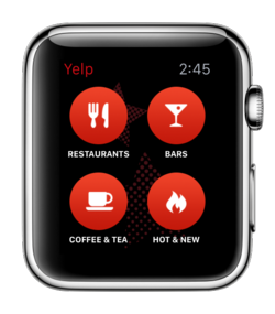 Yelp Apple Watch