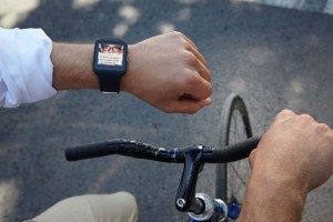 smartwatch on a wrist