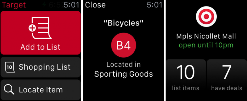 Target - apple watch screens