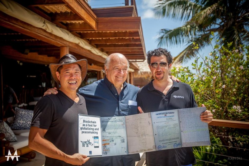 Hernando de Soto, MaiTai Global’s Bill Tai & BitFury’s George Kikvadze at the @BlockChainSum via @ILDthinktank https://twitter.com/ILDthinktank/status/605839374790426624