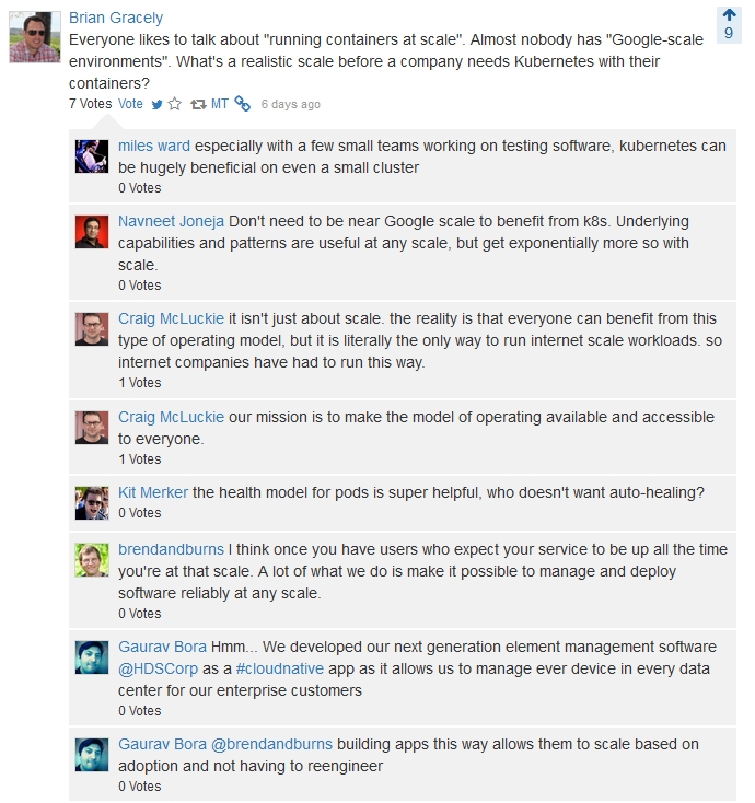 Screen cap 3 Google Cloud CrowdChat