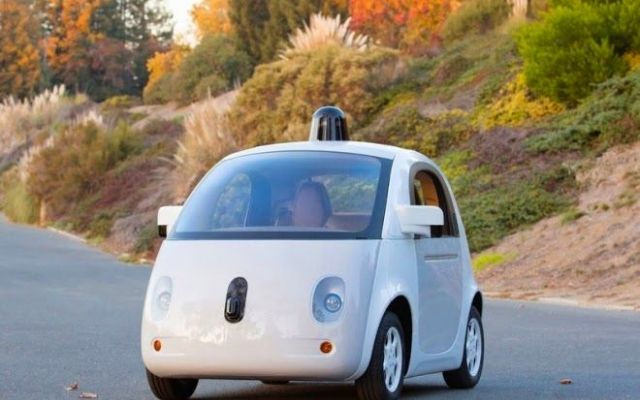 google smart car self driving test