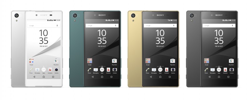 Sony Xperia Z5 Color Range