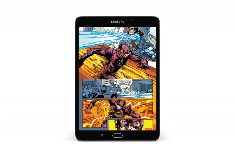 Reading comics on the Samsung Galaxy Tab S2 NOOK
