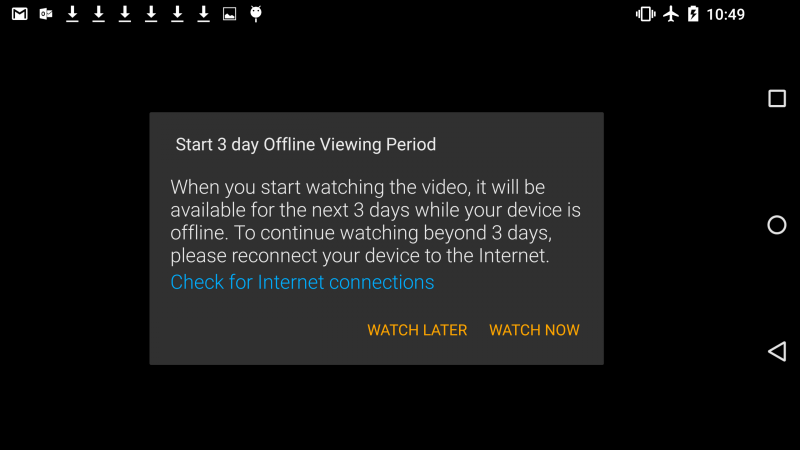 Watch amazon video on sale offline