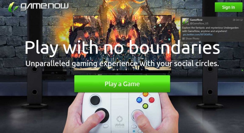 GameNow video game streaming service brings a wide variety of games to numerous Internet connected displays for an instant gaming experience.