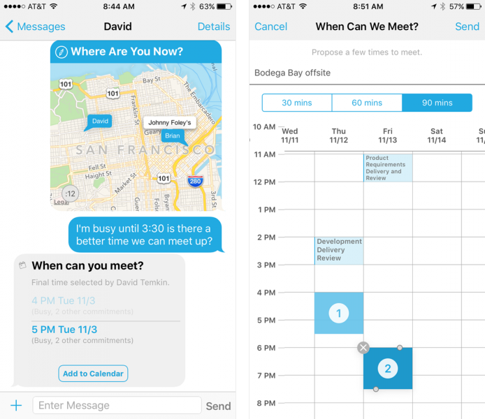 Add maps and create calendar options in Cola Bubbles, via Cola Inc.