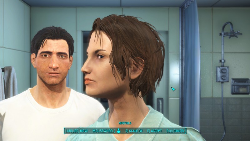 Fallout 4 character creation side view