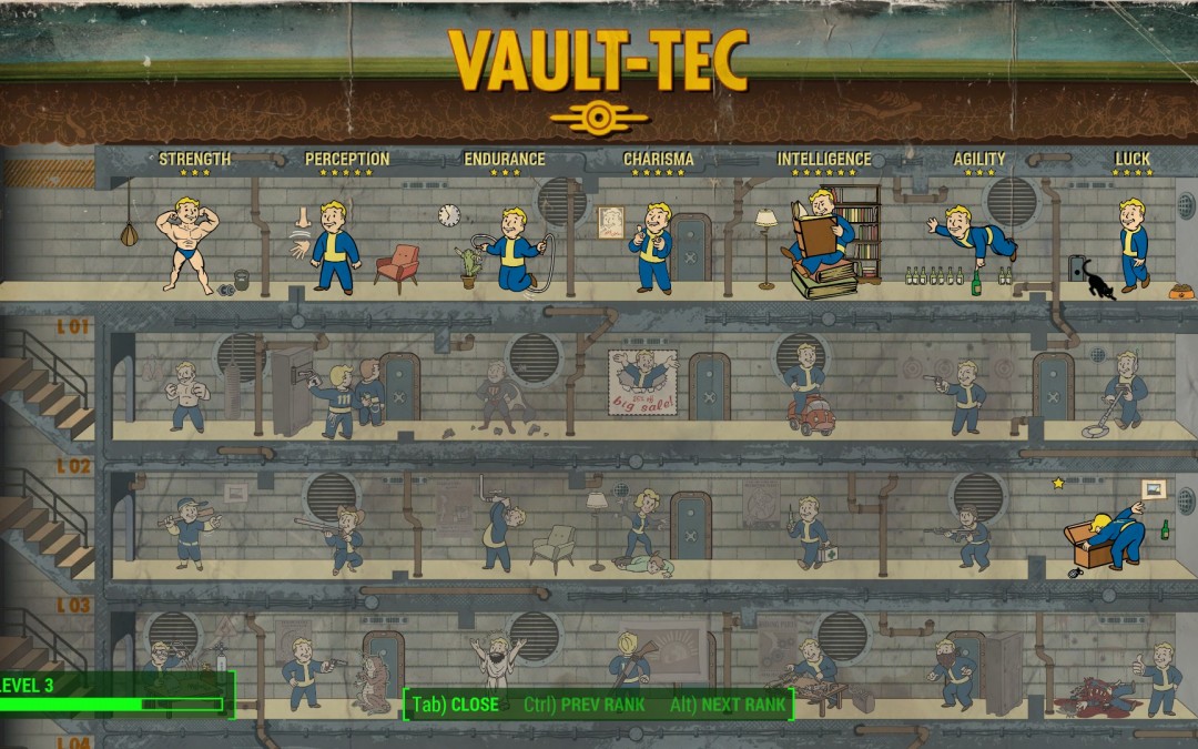 Fallout 4 Special Chart