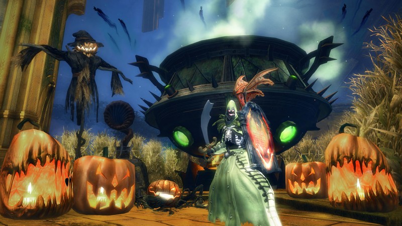 ArenaNet's Halloween content, "The Shadow of the Mad King," brings out all the spooks.