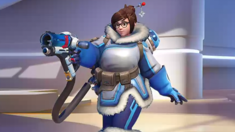 Mei brings the chill to the battlefield in Blizzard's Overwatch.