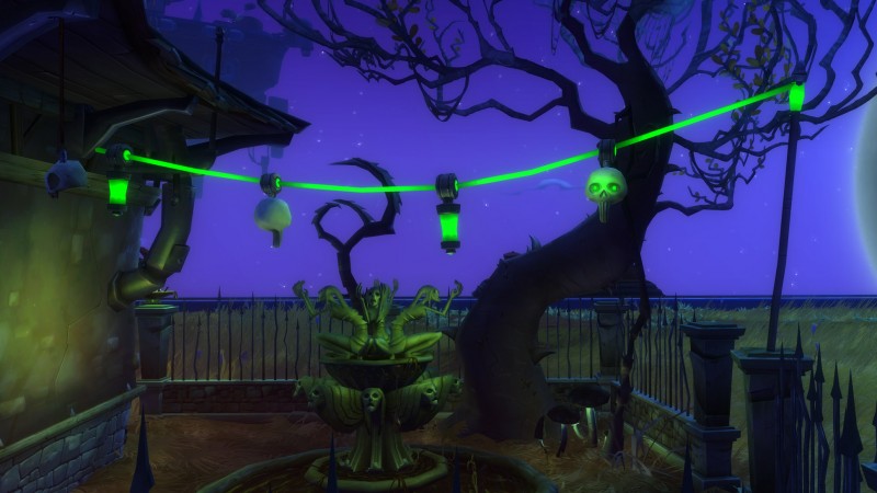 Decorate your abode with skulls and green glow for Wildstar's Shade's Eve Halloween event!