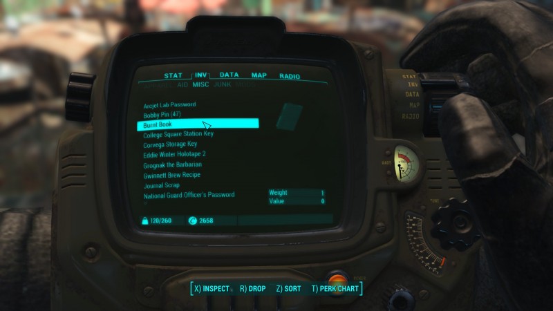 Fallout 4 Misc inventory