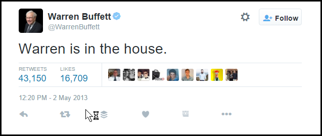 Warren Buffett on Twitter