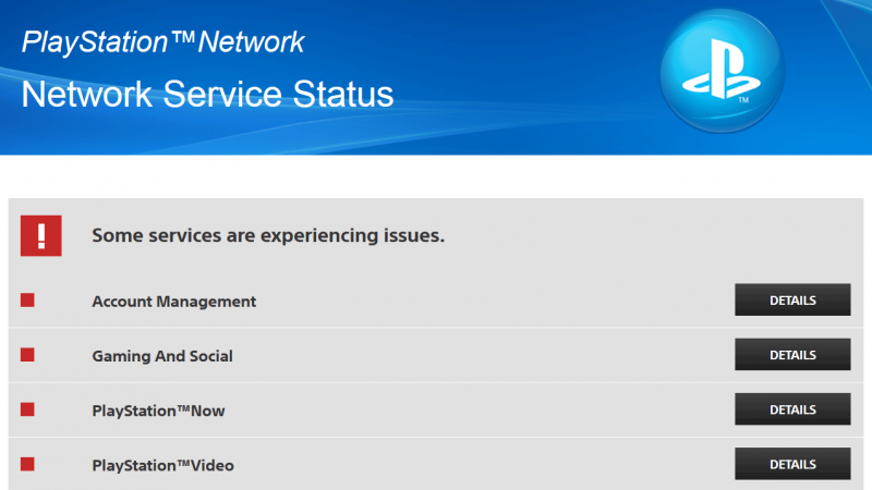 PlayStation Network is not having a good day today. PS3 players cannot log in and the status says services are offline.