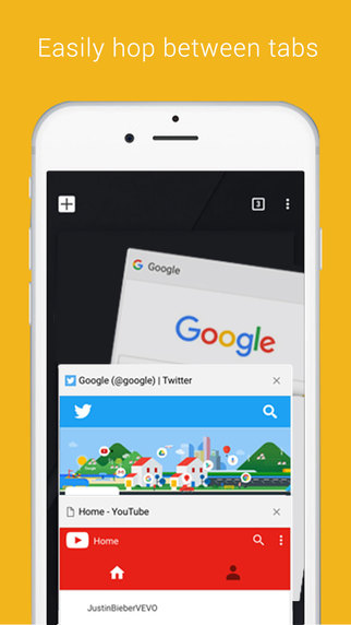 Chrome iOS - tabs