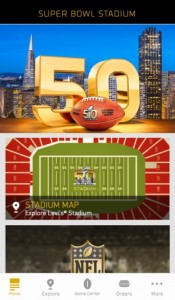 Super Bowl Stadium app