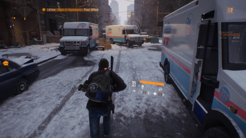 The Division's New York is not exactly a winter wonderland, but it's home for the agents of the SHD. Much of the game is spent running through icy streets and walking around snow-blanketed cars.