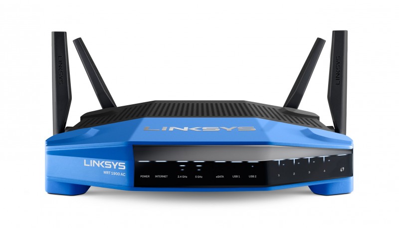 Photo: Linksys WRT 1900ac; Linksys and Belkin International, Inc.