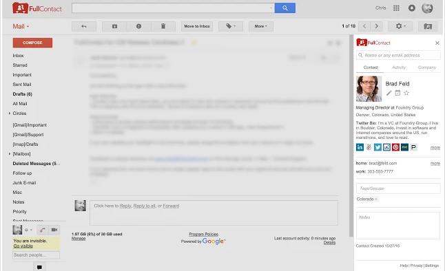 FullContact for Gmail
