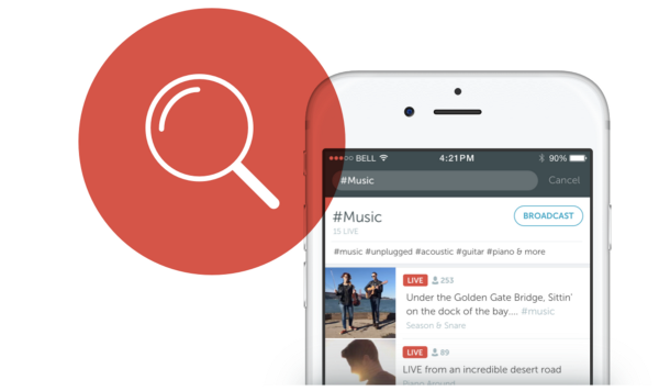 Periscope - search