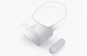 Google's reference design for its VR headset and controller (Photo: Google)
